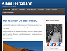 Tablet Screenshot of klaus-herzmann.de